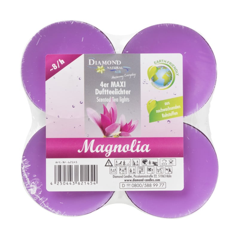 Geurtheelichten - magnolia - 4 stuks