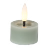 LED waxinelichten - groen - set van 3