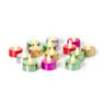 LED waxinelichten - rood - set van 5