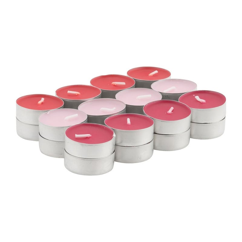 Theelichten mulberry - 4 branduren - 24 stuks