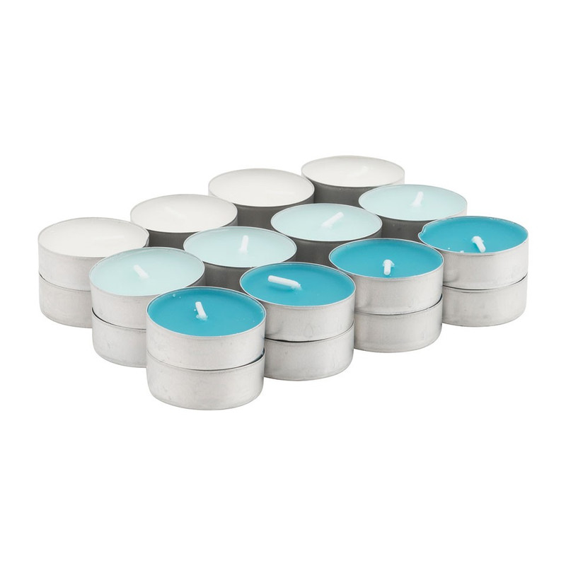 Theelichten cotton - 4 branduren - 24 stuks