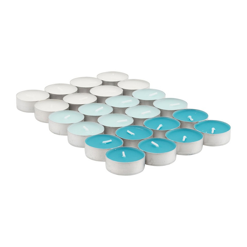Theelichten cotton - 4 branduren - 24 stuks