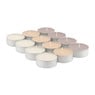 Maxi-theelichten vanille - 9 branduren - 12 stuks
