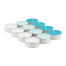 Maxi-theelichten cotton - 9 branduren - 12 stuks