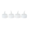 LED theelichten met timer - wit - 4 stuks
