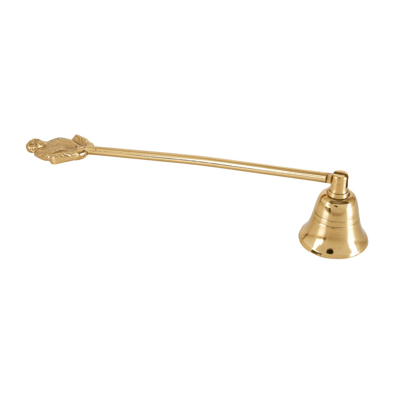 Kaarsendover aap - goud - 28 cm 