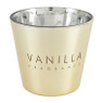 Vanillekaars in glas - goud - ø9x8.3 cm 