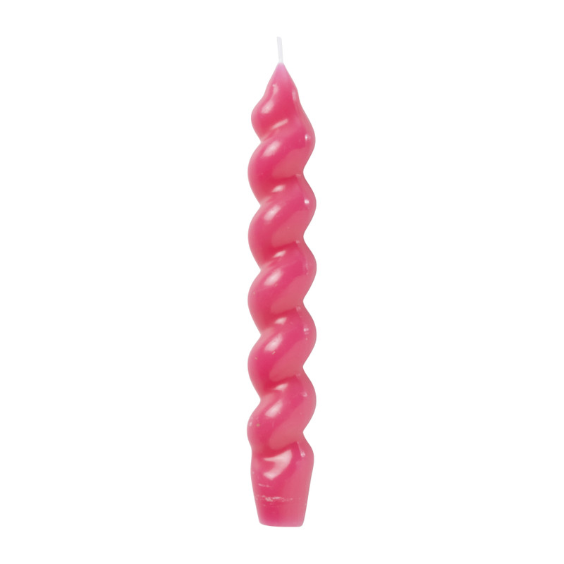 Twisted dinerkaars - diverse kleuren - ø3x19 cm