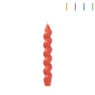 Twisted dinerkaars - diverse kleuren - ø3x19 cm