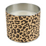 Geurkaars in blik - cheetah - ø12 cm 