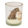 Cheetahkaars in glas - Ø6xH7 cm