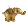 Olifant kaars - goud - 14x6.5x8 cm