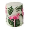 LED kaars flamingo - 10x8 cm