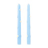 Dinerkaars bloemen - blauw - set van 2
