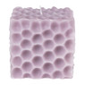Kaars honingraat - paars - 8.2x8.2x8 cm
