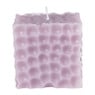 Kaars honingraat - paars - 6x6x5.5 cm