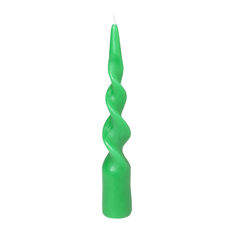 Dinerkaars staand twist - groen - ø4.5x26 cm
