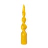 Dinerkaars staand twist - geel - ø4.5x26 cm