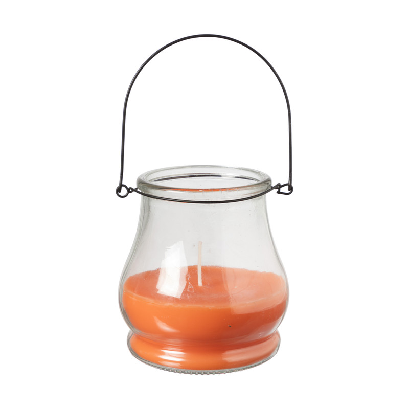 Kaars glas groot - diverse varianten - 12x12.5 cm