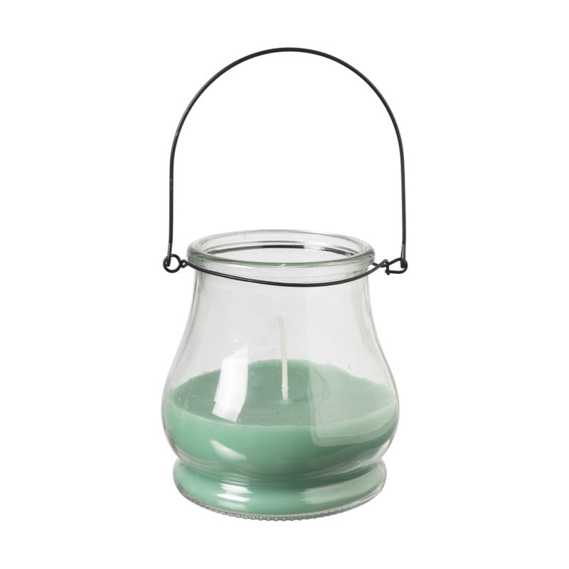 Kaars glas groot - diverse varianten - 12x12.5 cm