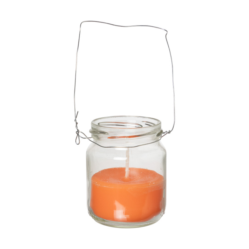 Kaars glas klein - diverse varianten - 6.8x8.7 cm