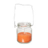 Kaars glas klein - diverse varianten - 6.8x8.7 cm