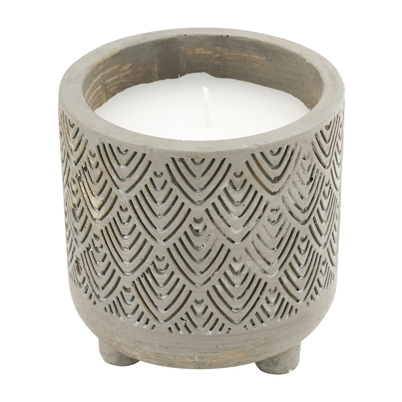 Kaars in pot - diverse varianten - 10x10,5 cm