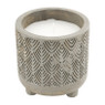 Kaars in pot - diverse varianten - 10x10,5 cm