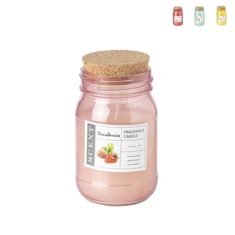 Geurkaars in glas - zomer - diverse varianten