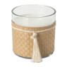 Geurkaars met tassel - diverse varianten - Ø10 x 10 cm
