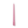 Gedraaide kaarsen - set van 6 -20 cm