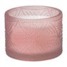 Geurkaars met tassel - roze - Ø9x8.5 cm