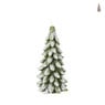 Sierkaars kerstboom - diverse kleuren - 8x16.5 cm