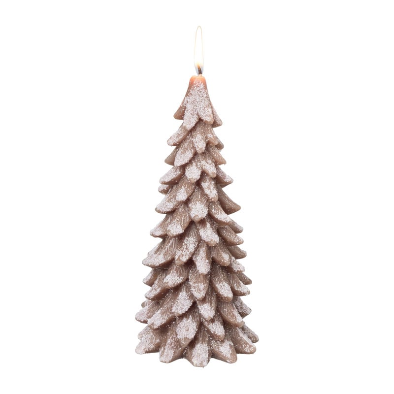 Sierkaars kerstboom - diverse kleuren - 9.5x20 cm