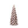 Sierkaars kerstboom - diverse kleuren - 9.5x20 cm