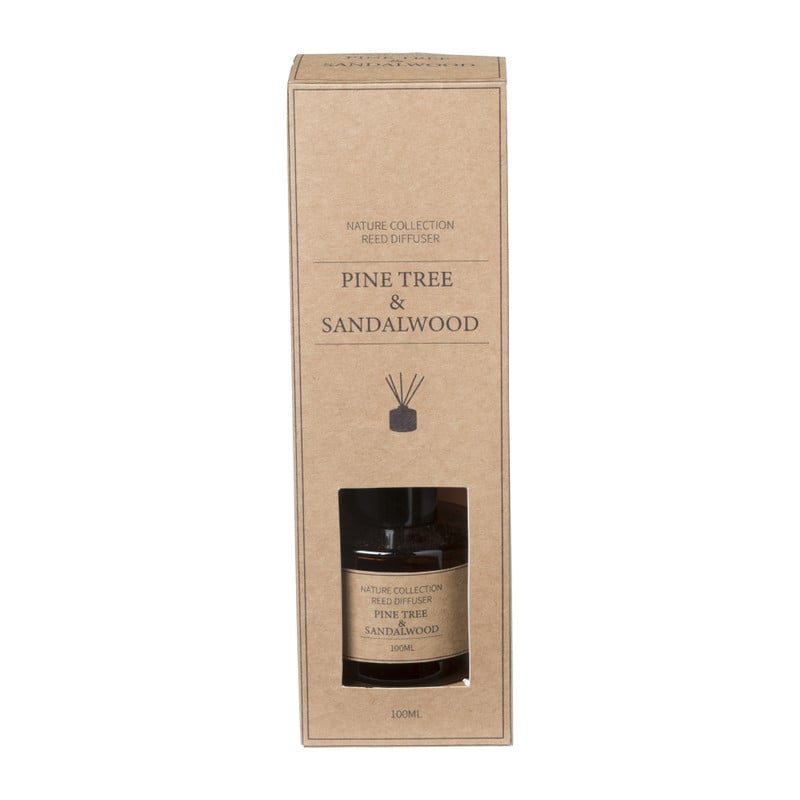 Geurstokjes - pine tree sandalwood - 100 ml