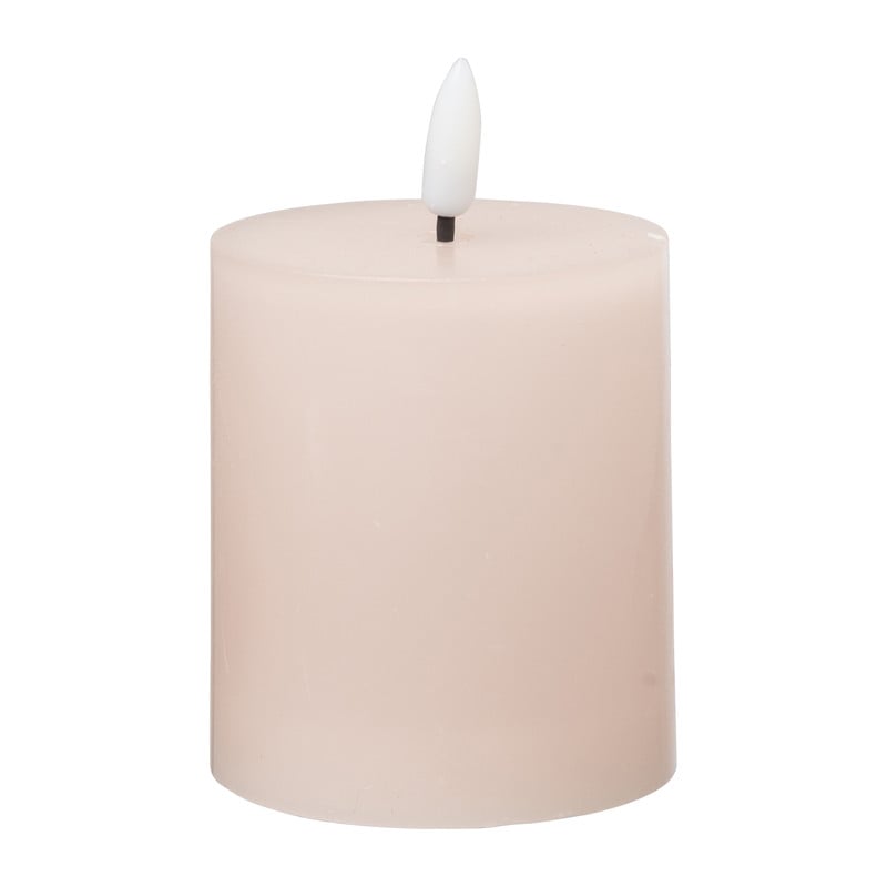 LED stompkaars klein - roze - ø7x8 cm