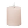 LED stompkaars klein - roze - ø7x8 cm