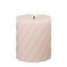 LED stompkaars klein twist - roze - ø7x8 cm