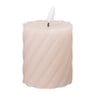 LED stompkaars klein twist - roze - ø7x8 cm