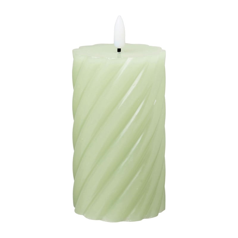 LED stompkaars groot twist - groen - ø7x12 cm