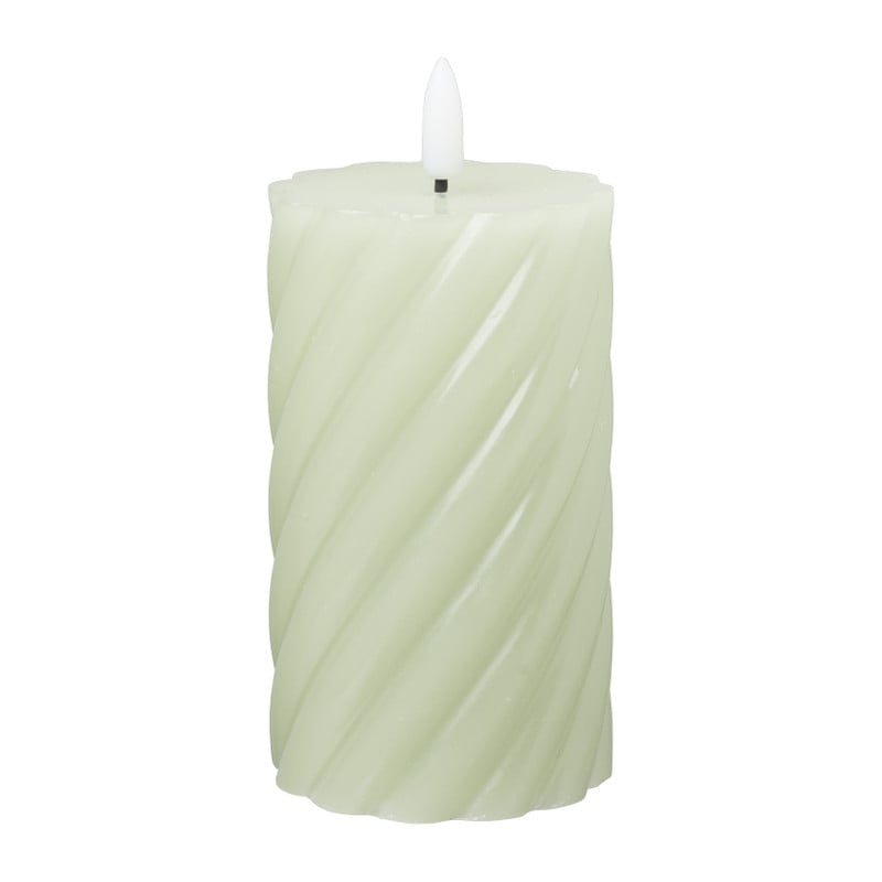 LED stompkaars groot twist - groen - ø7x12 cm