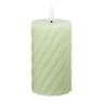 LED stompkaars groot twist - groen - ø7x12 cm