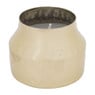 Kaars in pot - goudkleurig - 6x7.5 cm
