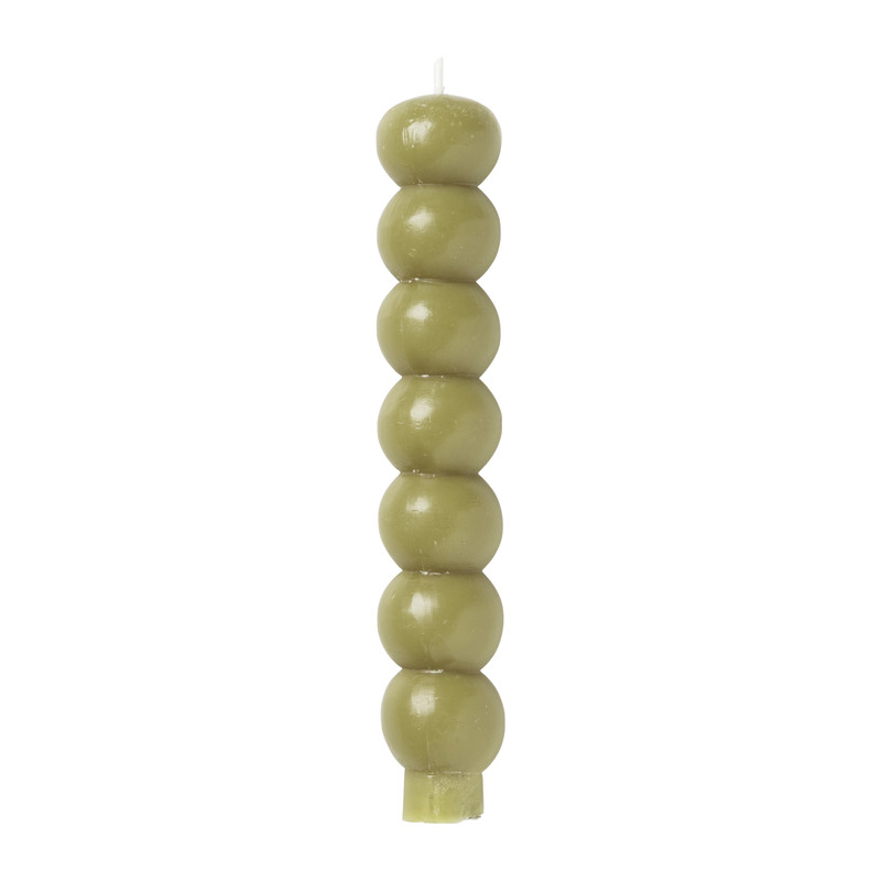 Dinerkaars bollen - groen - ⌀3.2x19 cm