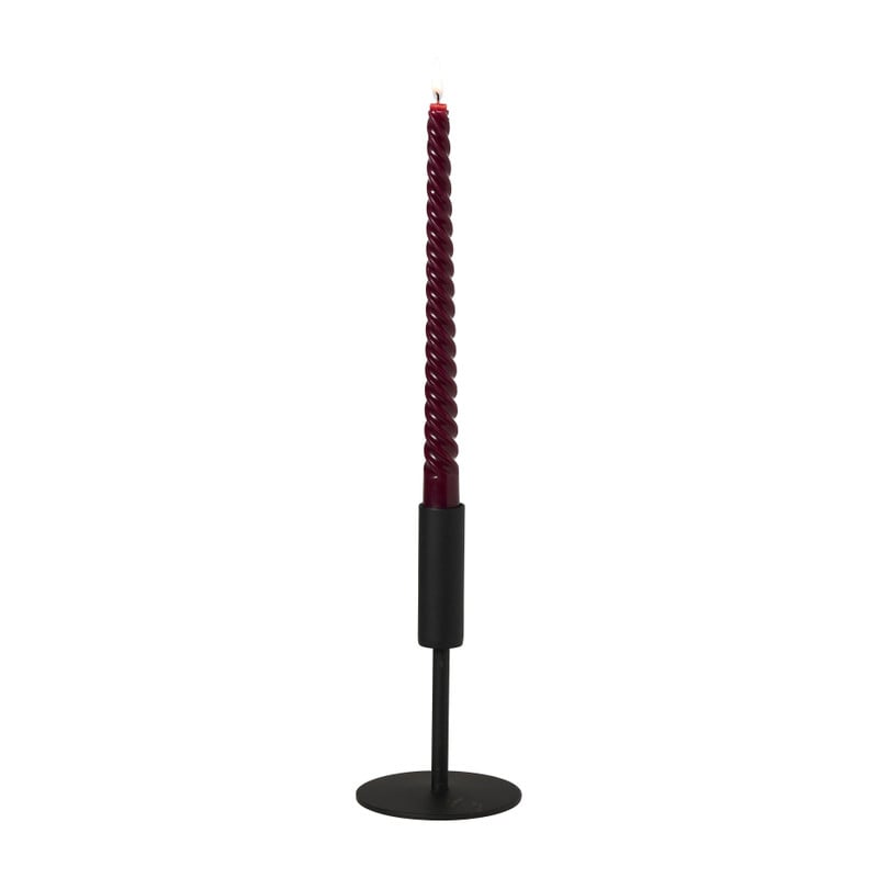 Dinerkaars twist - bordeaux rood - ø2.15x25 cm 