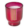 Kaars in glas - roze - ø7.5x8.5 cm