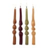 Dinerkaars twist - groen - set van 4 