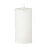 LED stompkaars groot - wit - ø7x13 cm