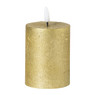 LED stompkaars klein - goud - ø7x9 cm